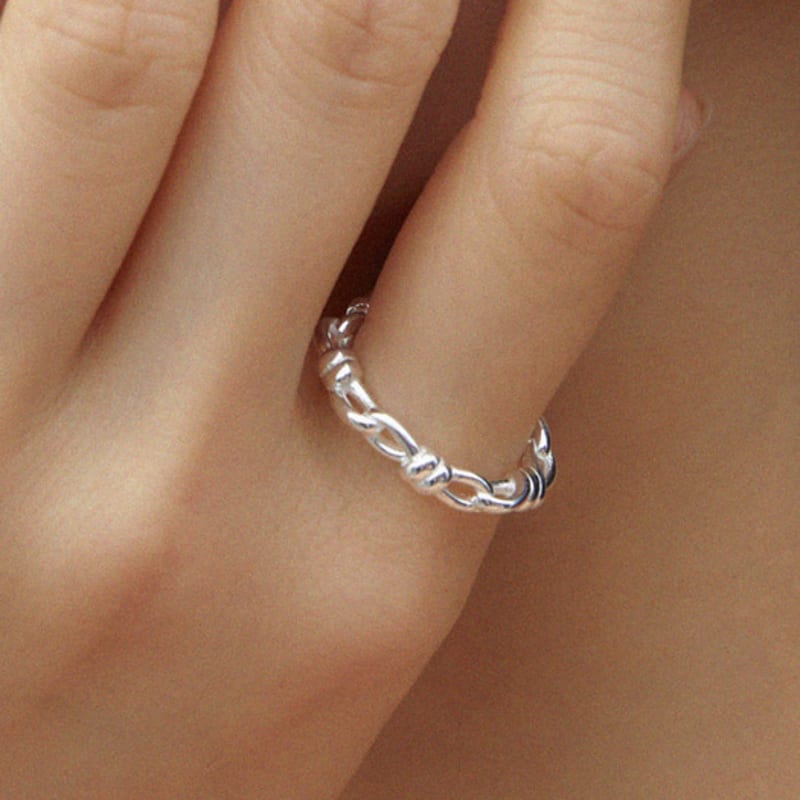 

byweekend Read ring silver