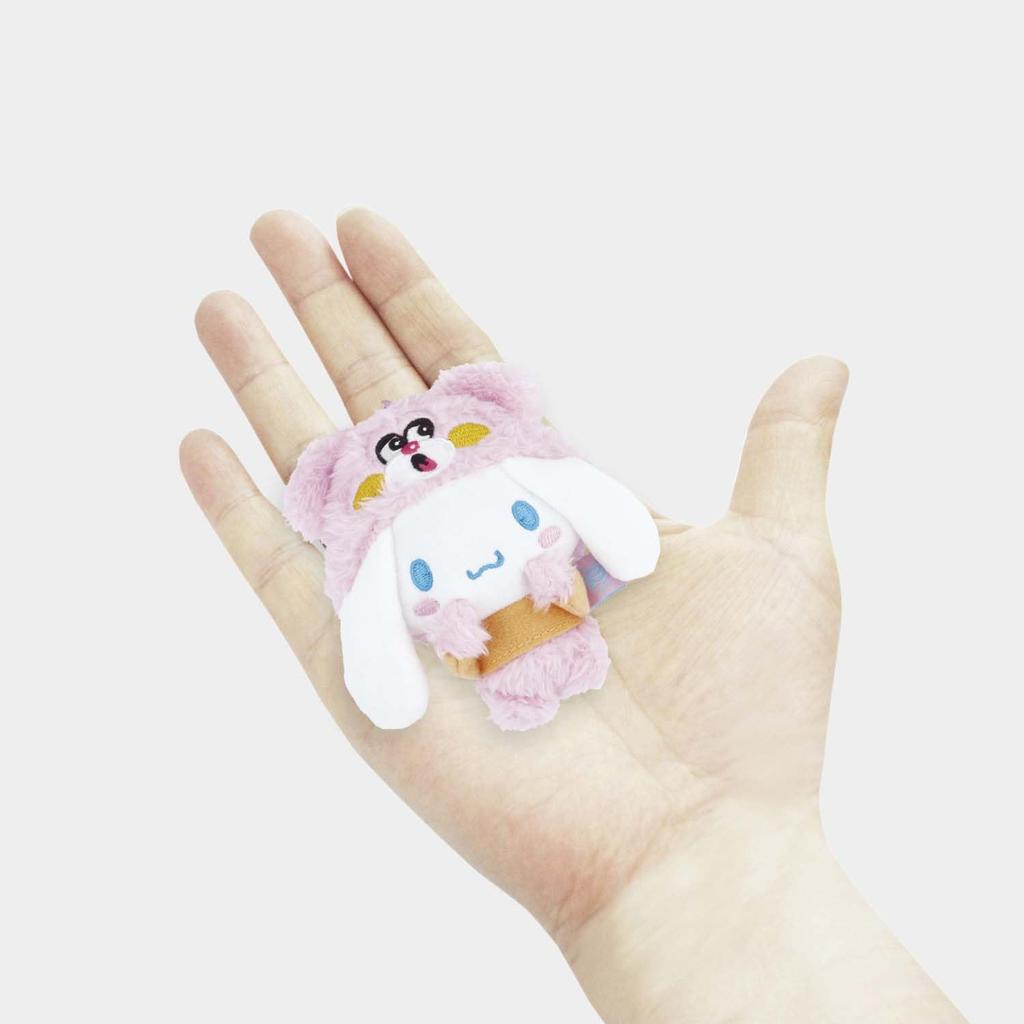 Skater Plüsch Schlüsselanhänger Maskottchen Cinnamoroll Kopfbedeckung ZBCM1-A