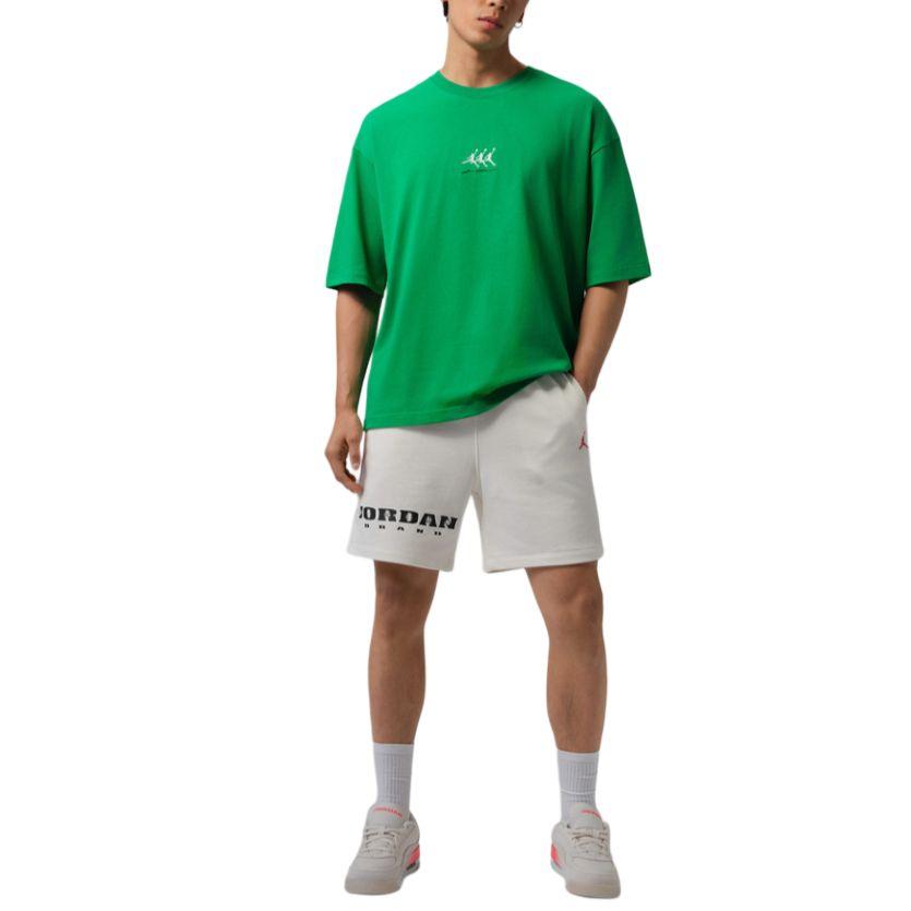 Jordan T-shirt da Uomo a Manica Corta con Girocollo Lavorata a Maglia Oversize M J Flt Gfx IF3134-310