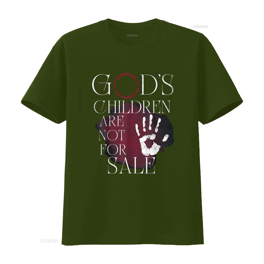 God S Children Are Not For Sale Family T Shirt Vintage Washed Stretched Versatile Homme Soft Stylish Streetwear