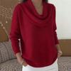 Women Sweater, Long Sleeve ,Solid Color Knitwear ,Casual Tops ,Autumn Winter Fashion Clothing