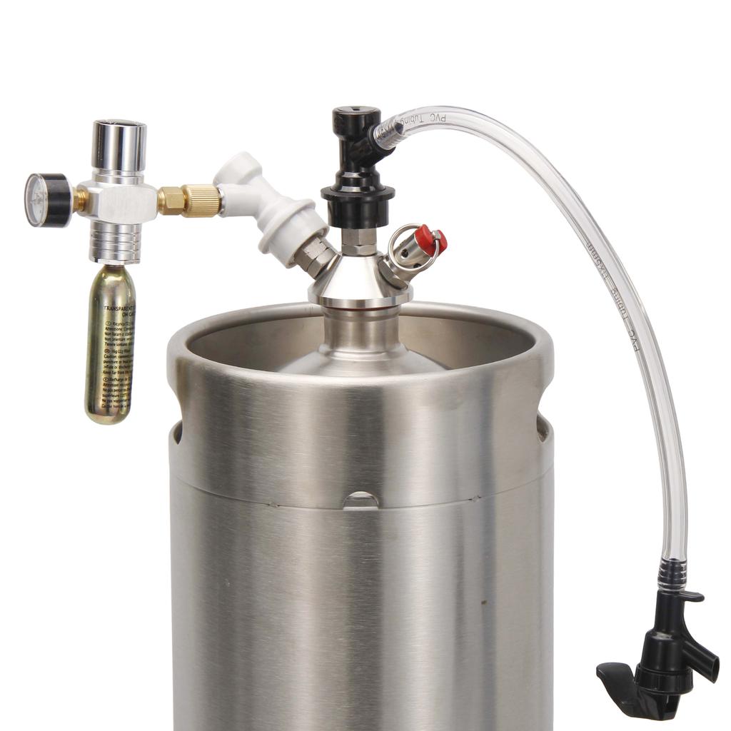 Homebrew Ball Lock Disconnect Beer Keg Connector Dispenser 1/4" Barb 1/4"MFL Beer Gas Beer Keg Parts