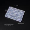 DIY-Silikonform für Kristall-Epoxidharz-Schmuck - Runde und Sechsfach-Gitter-Designs