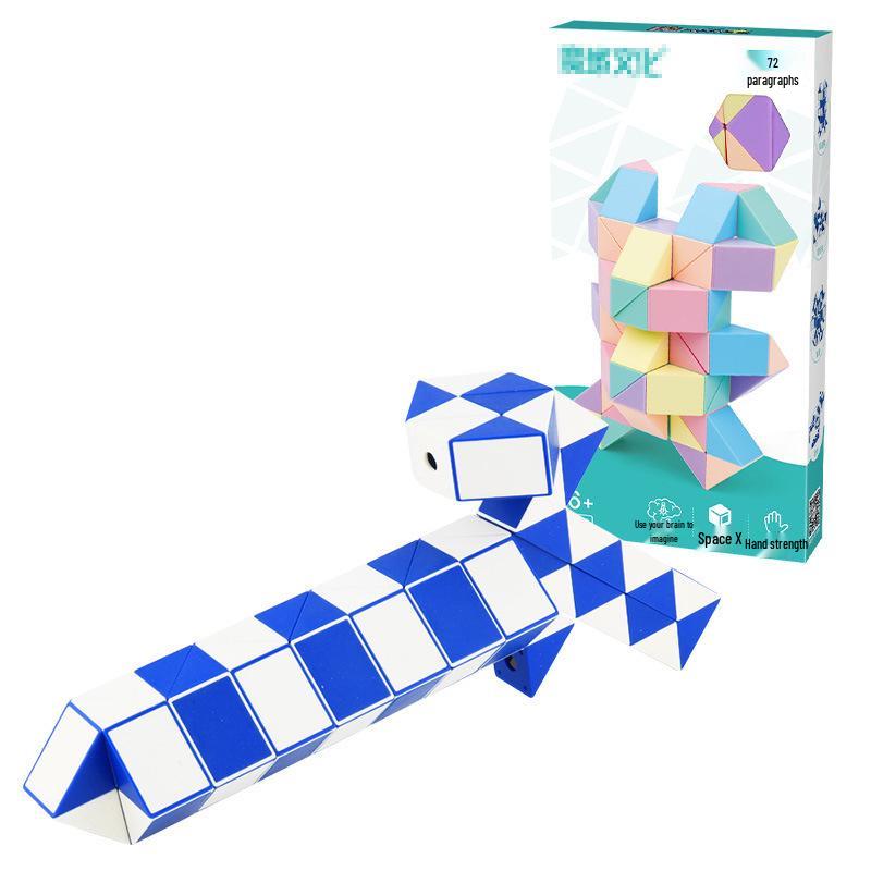 Macaron Magic Cube Set: 24, 36, 48, 60, 72 Sections - Children's Educational Toy Ruler