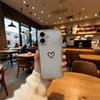 Simple Love Applies To Apple 16/17Pro Large Window Mobile Phone Case iPhone15/14/13 Matte 12 Soft 11