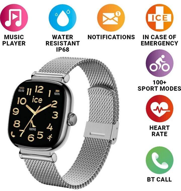 Ice Watch Smart SQ 2.0 1.70 Silver Milanese (025820)
