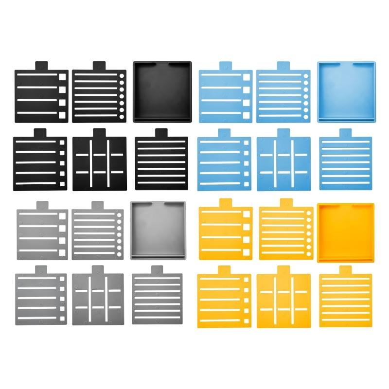 Easy To Use Sticky Note Organizers With Pad Base And Included Stencils For Various Applications Sticky Note Stencil