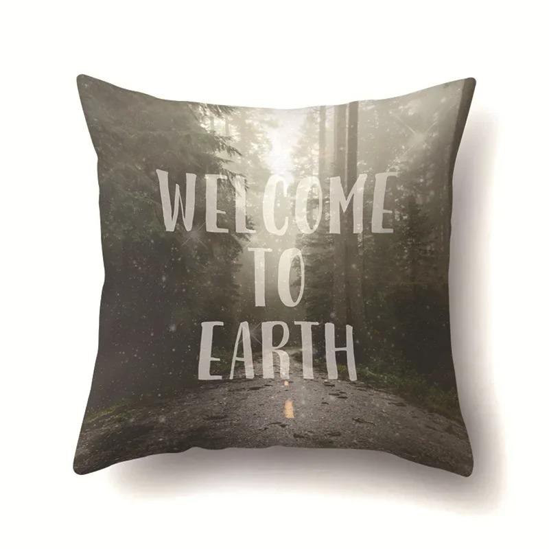 Four Seasons Landscape Pillowcase Office Living Room Home Pillowcase Car Ornaments