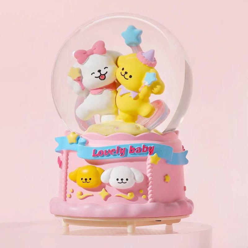 Astronaut Crystal Ball Music Box Ornament - Student Snow Globe Birthday Gift