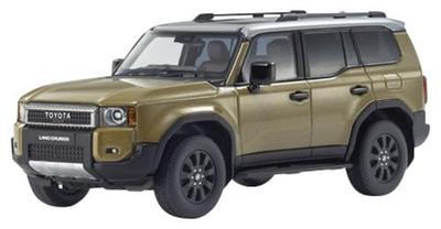 Kyosho Original 1/43 Scale Toyota Land Cruiser 250 ZX First Edition (Sand/Light Gray) Finished Product KS03927SG1