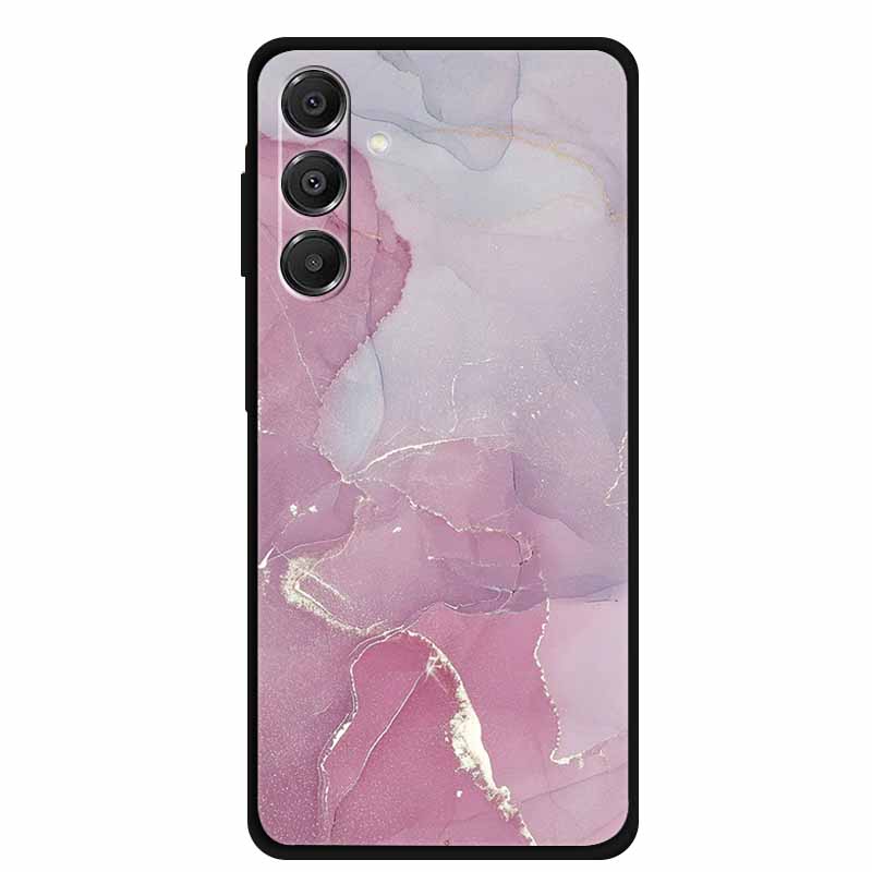 For Samsung Galaxy A14 A15 A16 5G Case Marble Soft TPU Phone Back Cover For Samsung A14 A15 4G Shockproof Silicone Painted Coque