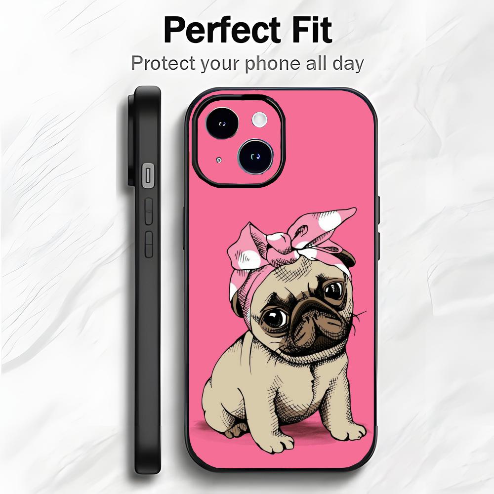 French Bulldog Dog Pug Phone Case Phone Case Soft Packaging Lightweight For iPhone17 16 15 14 13ProMax