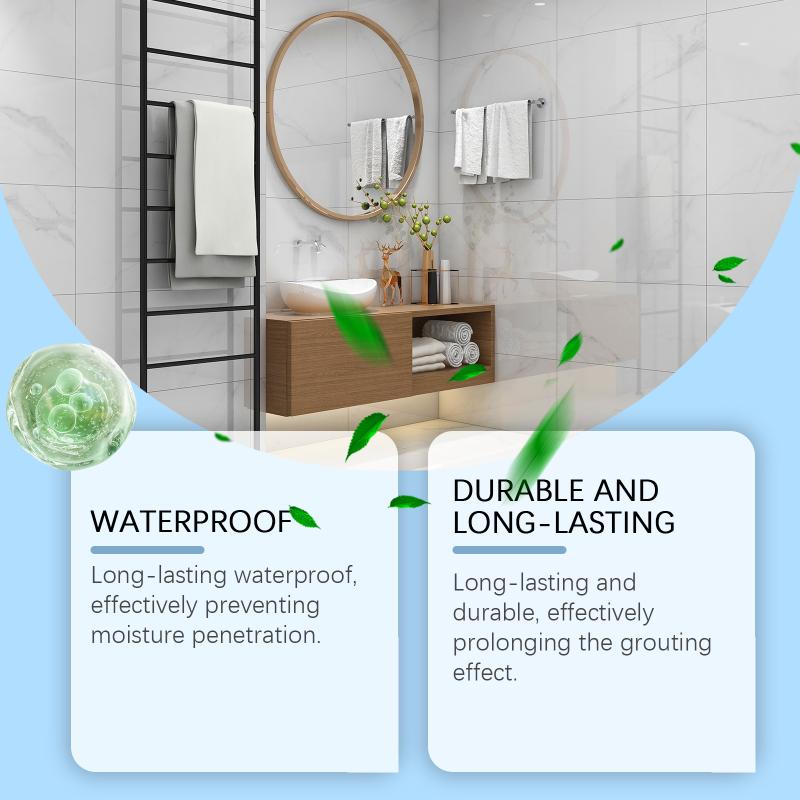 Tile Grout Cleaner Brush with Wax Insulation Easy Stain Removal for Floor Wall Crevice Maintenance Household Cleaning Tool