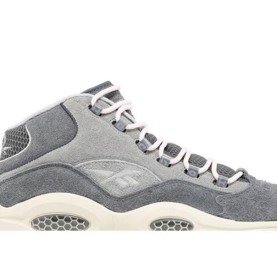 Reebok Question Mid 'Grey Suede' FW0875 Men's Shoes