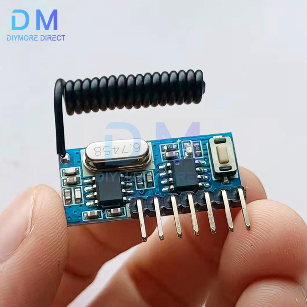 315/433mhz RF Receiver Learning Code Decoder Module 315/433 Mhz Wireless 4 CH Output For Remote Controls Encoding