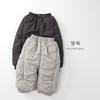 Kids Warm Thick Casual Solid Cotton Winter Pants For Unisex Children