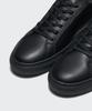 [Musinsa Standard] Leather Court Sneakers Mark 2 MECFS0Z02-BK