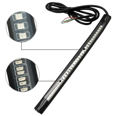 Flexibel motorcykel 48 LED-remsa bakre bakbroms Stopp Blinkerslampor