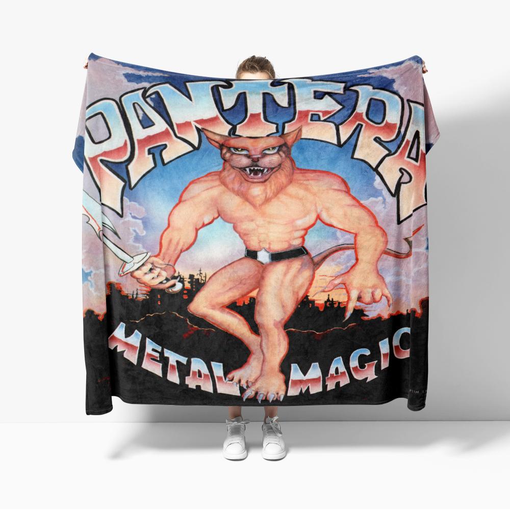 P-Pantera Flannel Blanket Sports for Sofa Decoration American Pop Hip Hop Throw Blankets Super Soft