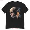 Evil Dead II film horror cult fan art t-shirt vintage lavata moda Unisex streetwear Morbido comodo grafico alla moda