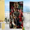 Personalizowany ręcznik plażowy Cristiano Ronaldo Super miękka mikrofibra Szybkoschnący materiał Odpowiedni na basen, siłownię, kemping, jogę, wakacje