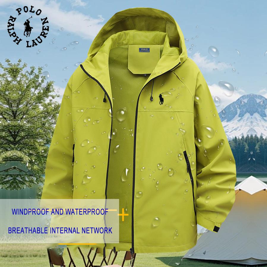 Polo Ralph Lauren Men's and Women's 2025 Autumn and Winter Embroidered Travel Jacket, Thin Mountaineering Jacket