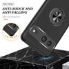 Google Pixel 7/7A Frosted Phone Case with Magnetic Car Holder, Drop-Proof, PRO Ring Design.