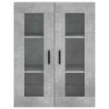 Wall Mounted Cabinet Concrete Grey 69.5 x 34 x 90 cm