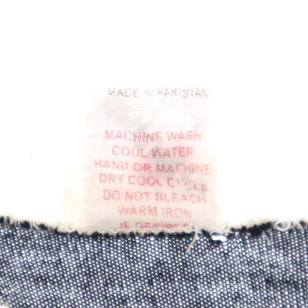 70s Old vintage Double-sided painting print Short sleeve Paki cotton T-shirt Men's Used