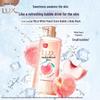 Lux White Peach Scent Bubble Refreshing Shower Gel