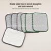 Double Layer Thickened Absorbent Dishcloth with Oil-Repellent Scouring Pad and Silver Thread for Pot Cleaning