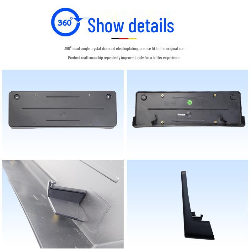 Manse Kennzeichenhalter vorne für BMW X5 M & X6 M - Halterungsrahmen & Abdeckung