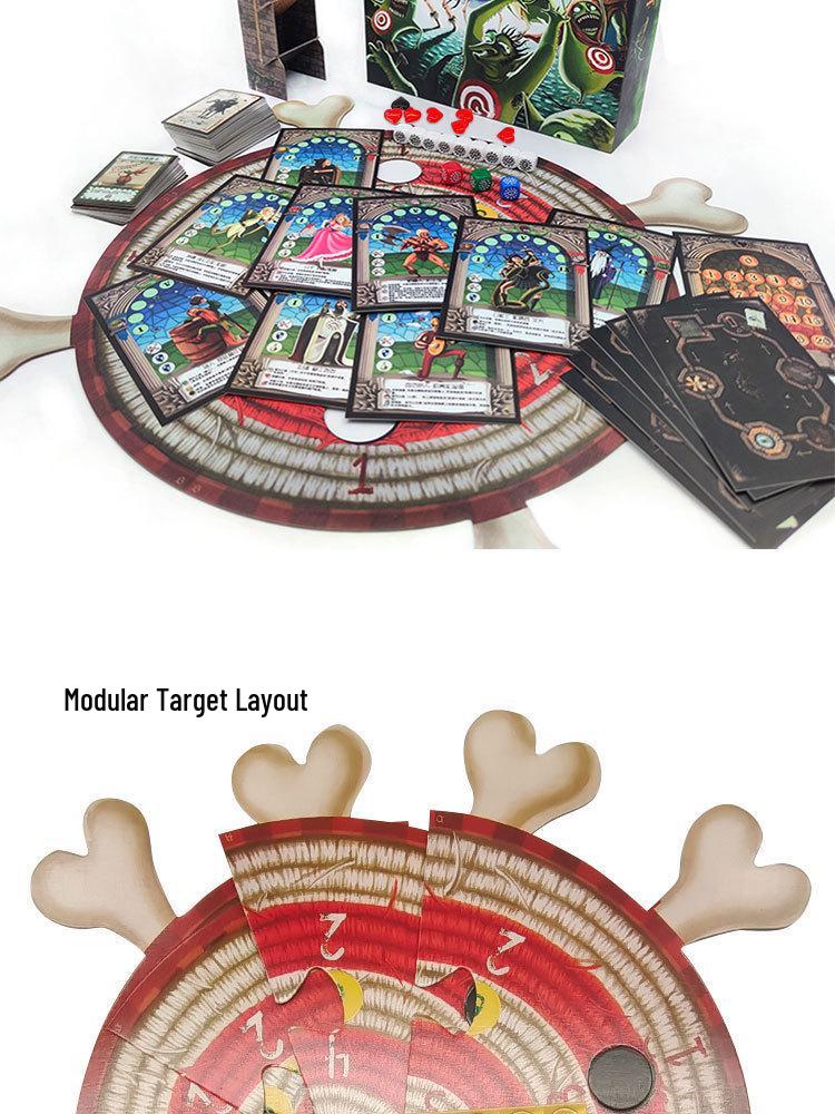 Dungeon Warriors: Team Adventure Dice Game for 1-6 Players