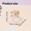 Doll Miniature Shoes Silicone Rain Boots Short Bow Accent Waterproof Non Slip Accessories