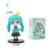 6Pcs Q Version Hatsune Miku Anime Action Figurine  Pvc Model Collection Dolls Desktop Decoration Kids Toys Birthday Gifts