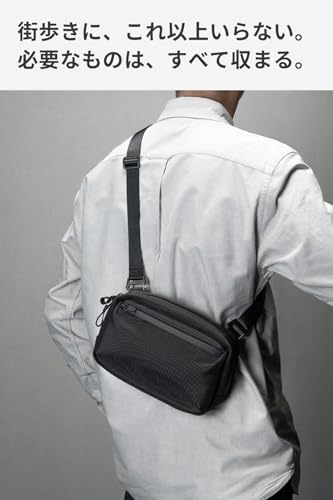 [zepirion] Body Bag Shoulder Bag Men's Water-repellent Waterproof Small Lightweight Crossbody One-shoulder Bag Cycling Urban Sling Mini