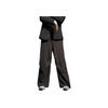 Adidas Originals Wing Chun Series Loc Loose Pants Solid Color Drawstring Loose Knit Sports Pants Unisex Pants Black IZ1530