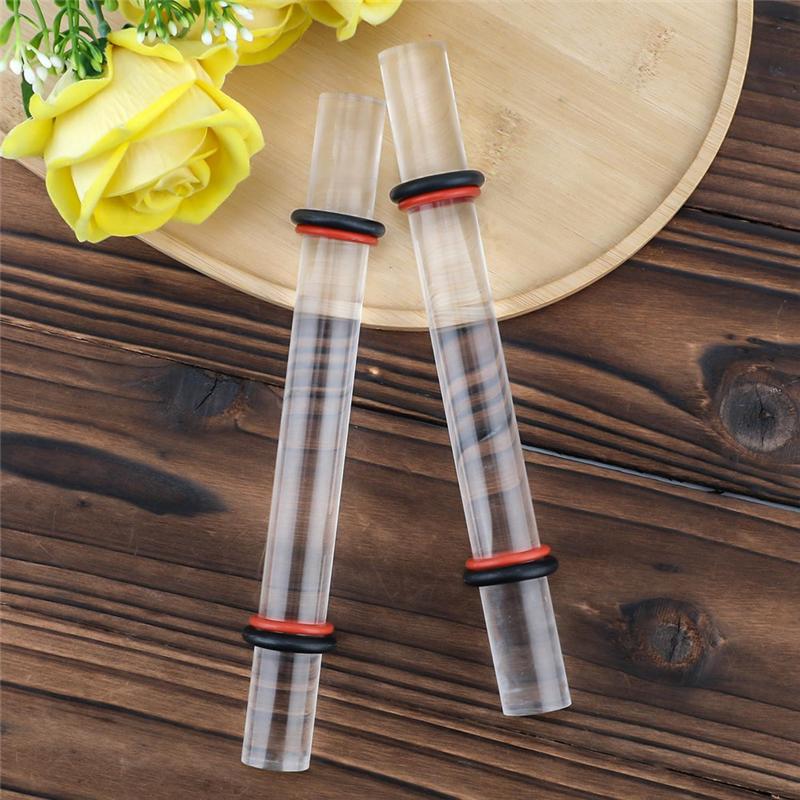 B-Est 2 Pieces Polymer Clay Roller Tools, Acrylic Roller Clay Rolling Pin With Thickness Ring For Clay Art Craft DIY Tools