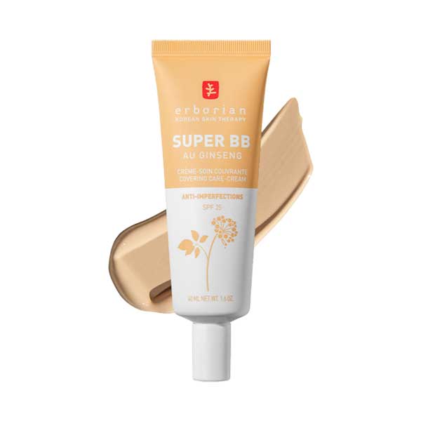 Erborian Super BB Nude SPF25 Skin Perfecting Coverage Skincare Foundation 40ml