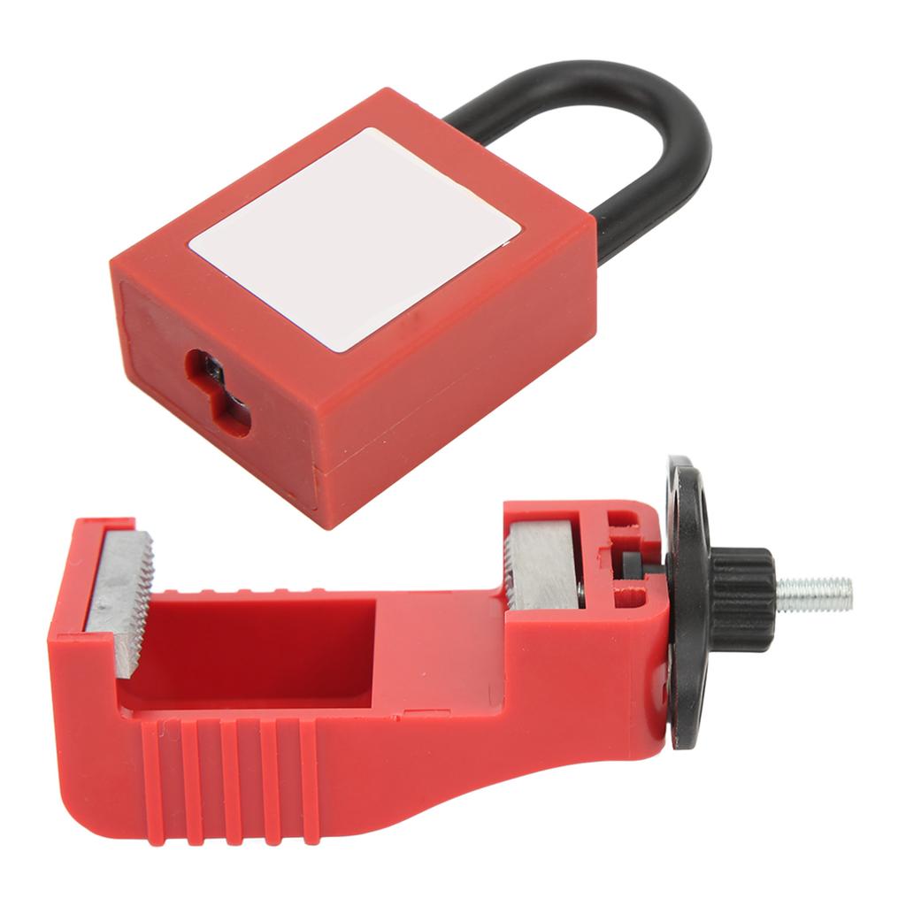 Lock Circuit Breaker Lockout Alloy Serrated Nylon Padlock 25mm Lockhole Lockout Tagout Device