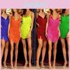 Sexy Sleeveless Knit Bodycon Dress With Tassel Detail For Nightclub Fashion