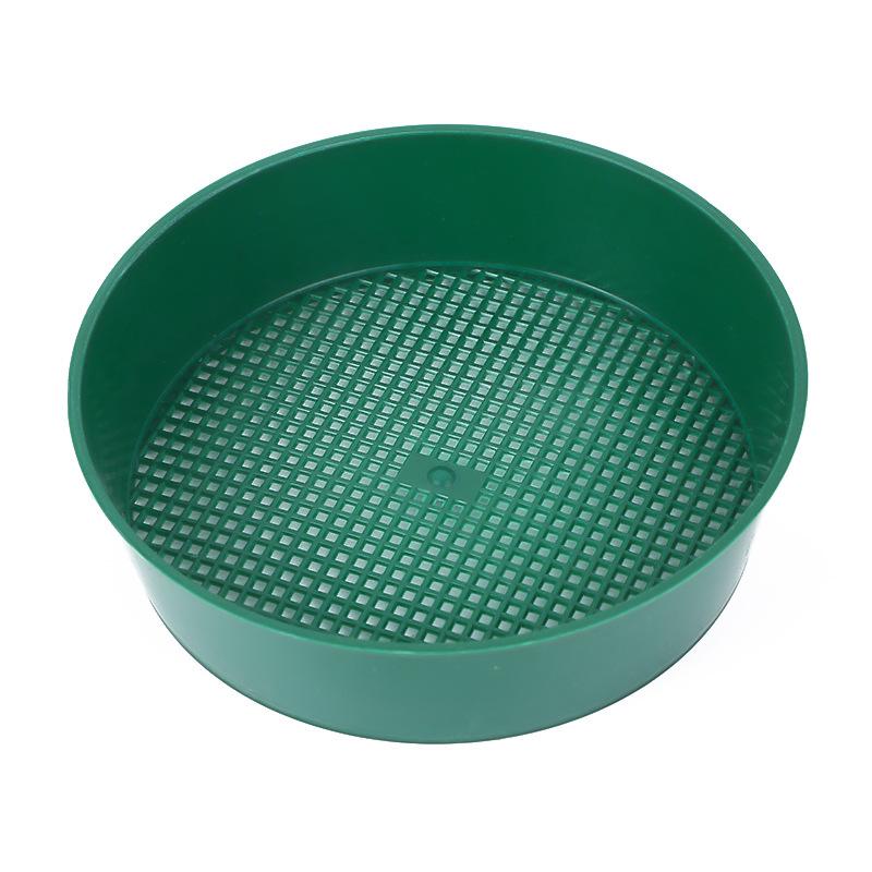 

Essential Garden Soil Sifter–Plastic Round Sieve for Compost,Rocks,Sand,Lightweight & Durable,Perfect for Potting,Seed Starting,Backyard Gardening 1PC темно-зеленого