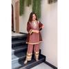 Ensemble Haut Tunique Kurta Pantalon 100% Coton Tenue de Mariage Indienne Ensemble Kurti Ethnique Robe