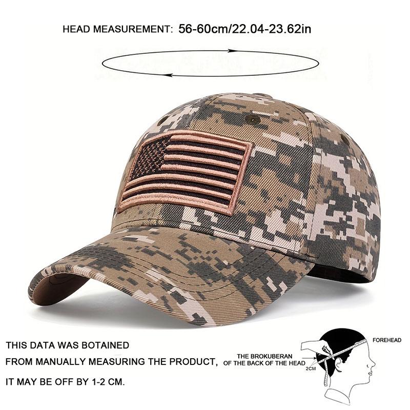 USA Flag Camouflage Baseball Cap for Men Tactical Snapback Hat Army American Flag Hip Hop Caps Trucker Hats Gorras