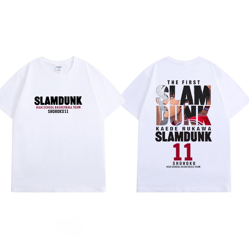25 Theatrical Version of The Big Movie SLAM DUNK T-shirt SLAMDUNK Peripheral Support Clothes Sakuragi Blossom Road Short Sleeves