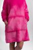 Blanket sweatshirt thick blanket hoodie 2in1 pink oversize birthday gift