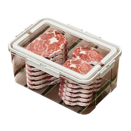 Food Storage Box Snack Box Container with Lid Large Capacity BPA Free Transparent Design Easy to Clean Divided Serving Tray