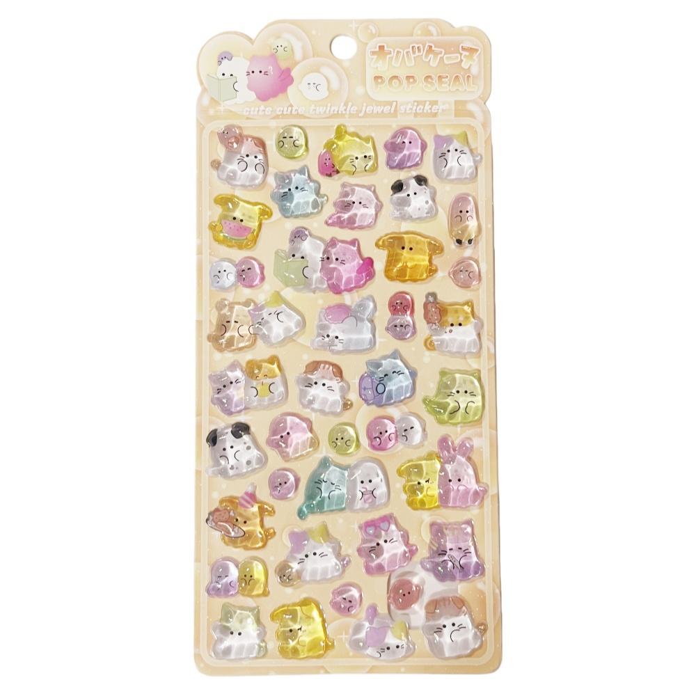 

3D Ease Three-Dimensional Cute Sticker Notebook Diary Decor Good Gift For Kidsative Sticker Handmade Diy Scrapbook