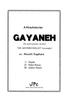 JPC Percussion Ensemble Partitură GAYANEH <Sextet> "BALETUL"(extrase) I/II/III"
