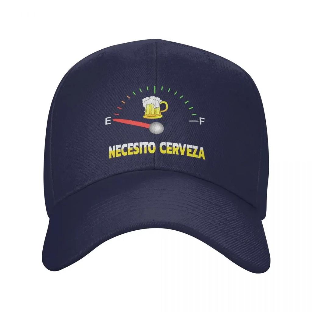 Personalized Necesito Cerveza I Need Beer Baseball Cap Women Unisex Adjustable Dad Hat Streetwear Snapback Caps
